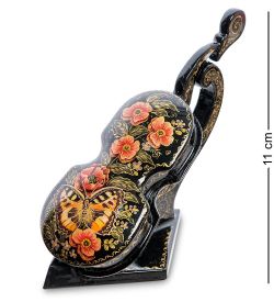 ШК-30/ 91 Шкатулка «Скрипка-Маки»