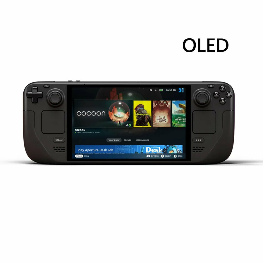 Игровая приставка Valve Steam Deck OLED 512 ГБ SSD, без игр, черный