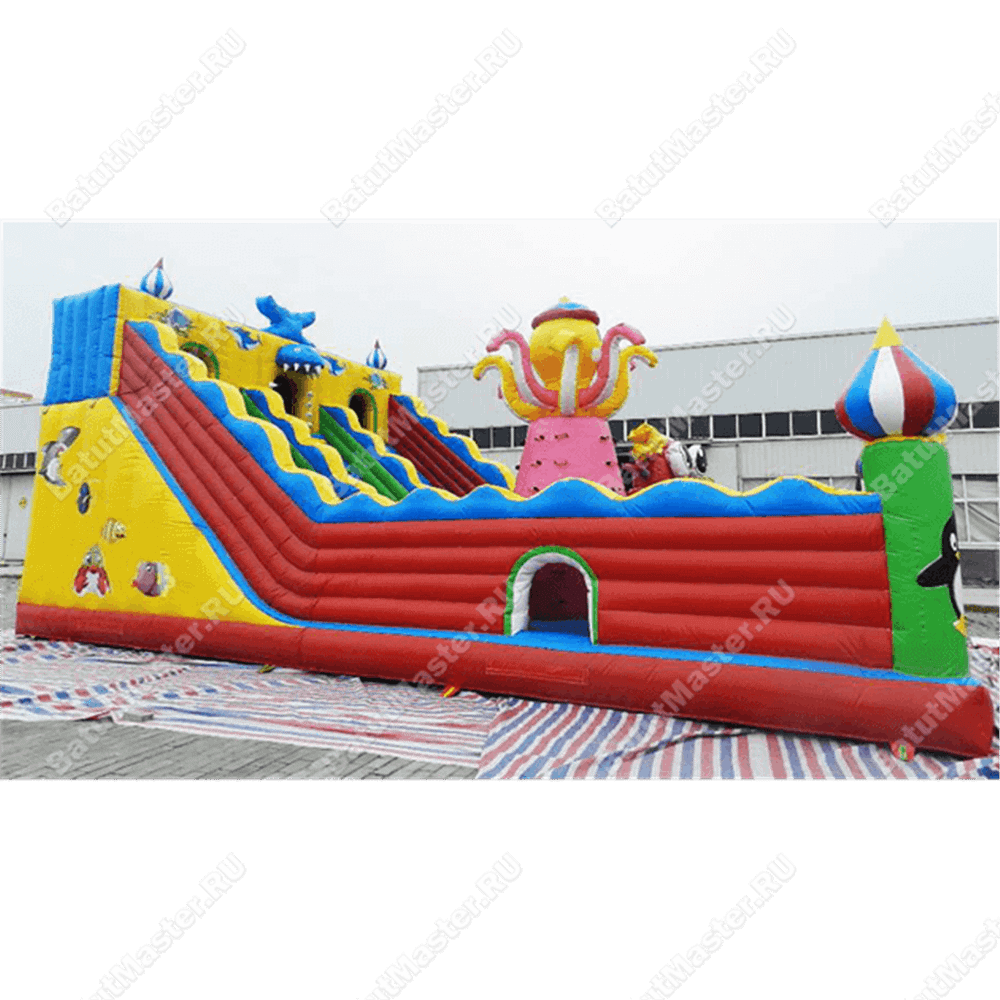 Коммерческий надувной батут "Морская иллюзия"