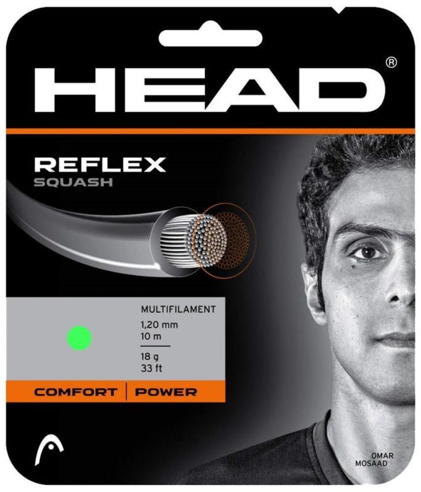 Струны для сквоша Head Reflex (10 m) - green