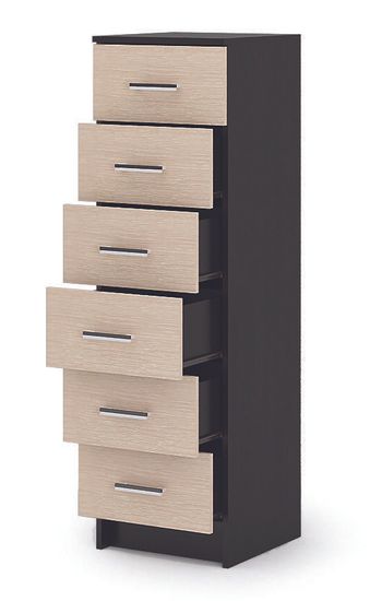 ГАРМОНИЯ КМ 602 комодфасад БЕЛФОРТ/корпус ВЕНГЕ