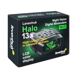 Бинокль цифровой ночного видения Levenhuk Halo 13x Wi-Fi - Упаковка
