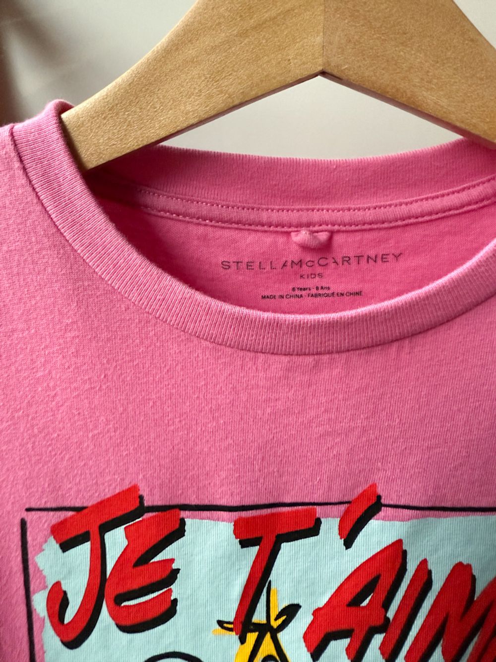 Хлопковая футболка Stella McCartney, 128