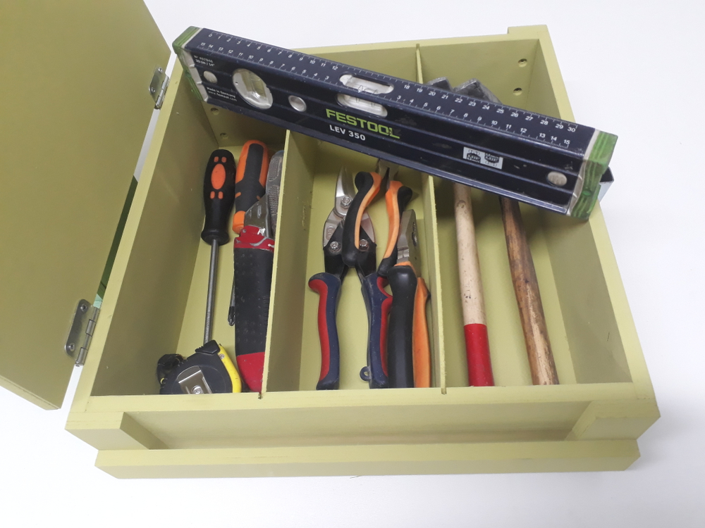 Короб винный деревянный серия "МИЛИТАРИ" №3, на 3 бутылки, цвет зеленый