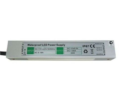 Ecola Блок питания для светодиодных лент 12V 60W IP67 179х71х43 (герметичный) B7L060ESB