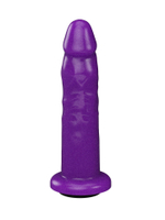 Фиолетовая реалистичная насадка-плаг - 16,2 см. (Цвет: фиолетовый)