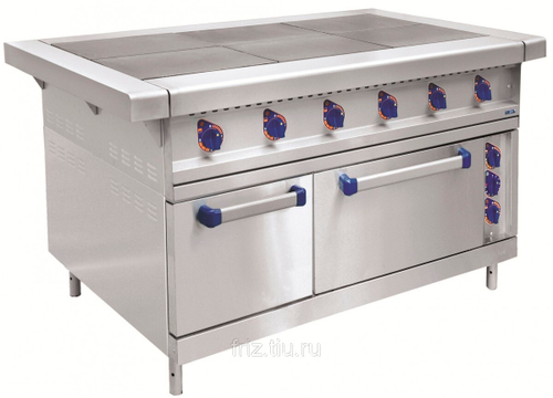 Плита электрическая шестиконфорочная с жарочным шкафом Abat ЭП-6ЖШ