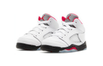 Baby Jordan Air Jordan 5 Retro Fire Red Comfortable and versatile 2020 replica Liu Chuan Feng high-top Toddler Shoes White