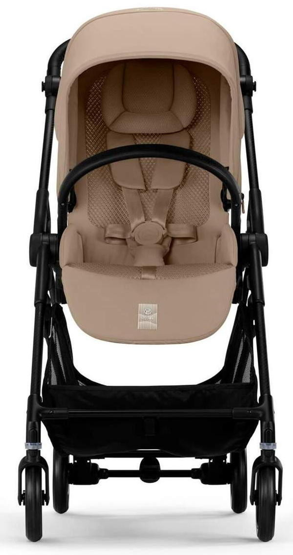 Коляска Cybex Melio Carbon 2 в 1 Almond Beige/Magic Black с дождевиками