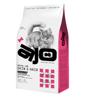 AJO Здоровая Кожа и Шерсть Индейка/Лосось 1кг. развес