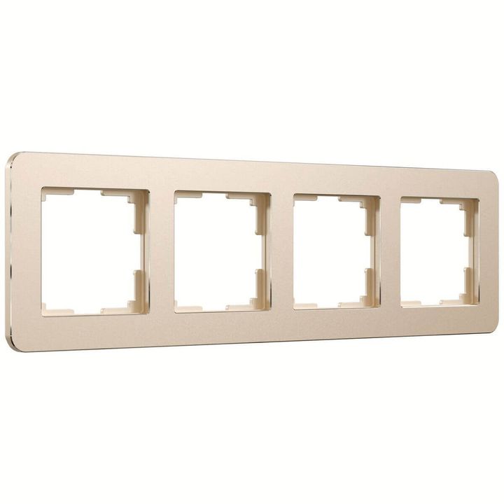 Рамка Werkel Platinum на 4 поста шампань W0042611 4690389184529