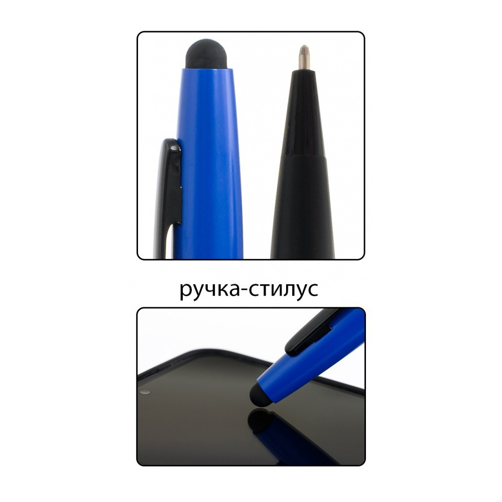 Ручка шариковая, автоматическая, Basir, синие чернила, металлическая, с поворотным механизмом, 3 цвета корпуса