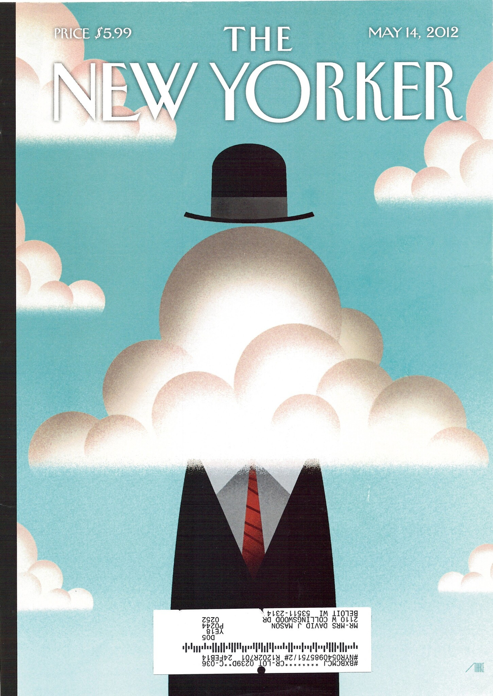 Журнал The New Yorker 14-05-2012, обложка