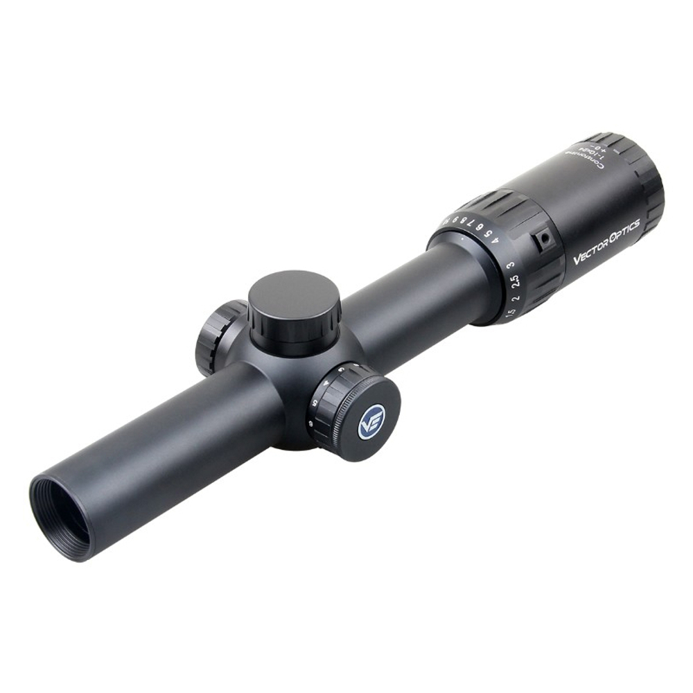 Прицел Vector Optics Constantine 1-10x24, ( Сетка Fiber Center Dot / с подсветкой )