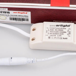 Светильник DL-192x192M-18W Day White (Arlight, IP40 Металл, 3 года) 021916