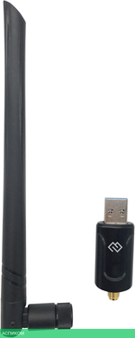 Wi-Fi адаптер Digma DWA-AC1300E черный