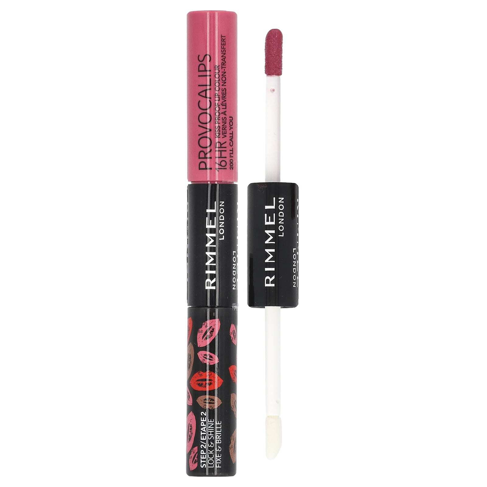 Rimmel London, Provocalips, 16HR Kiss Proof, краска для губ, 200 я позвоню вам, 4 мл (0,14 жидк. унц.)