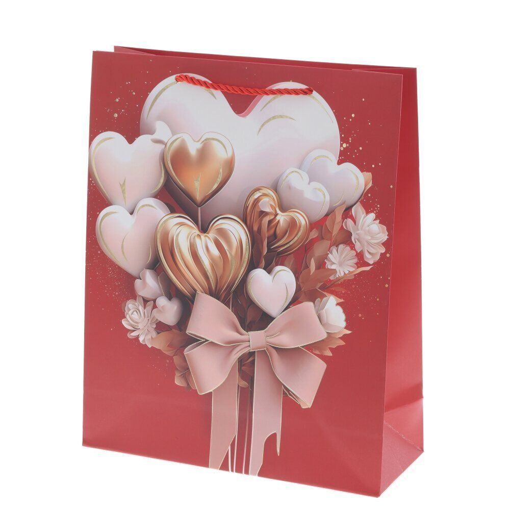 GAEM Пакет подарочный (бумага 210г/м2, блок микс 12шт), L26 W10 H32 см, 4в.