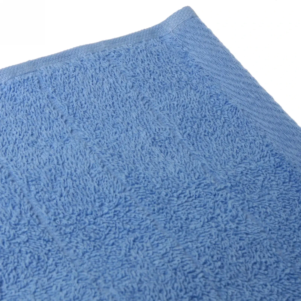 Полотенце махровое 50*90см «Sea ​​wave» цвет голубой 10520 плотность 400гр/м2
