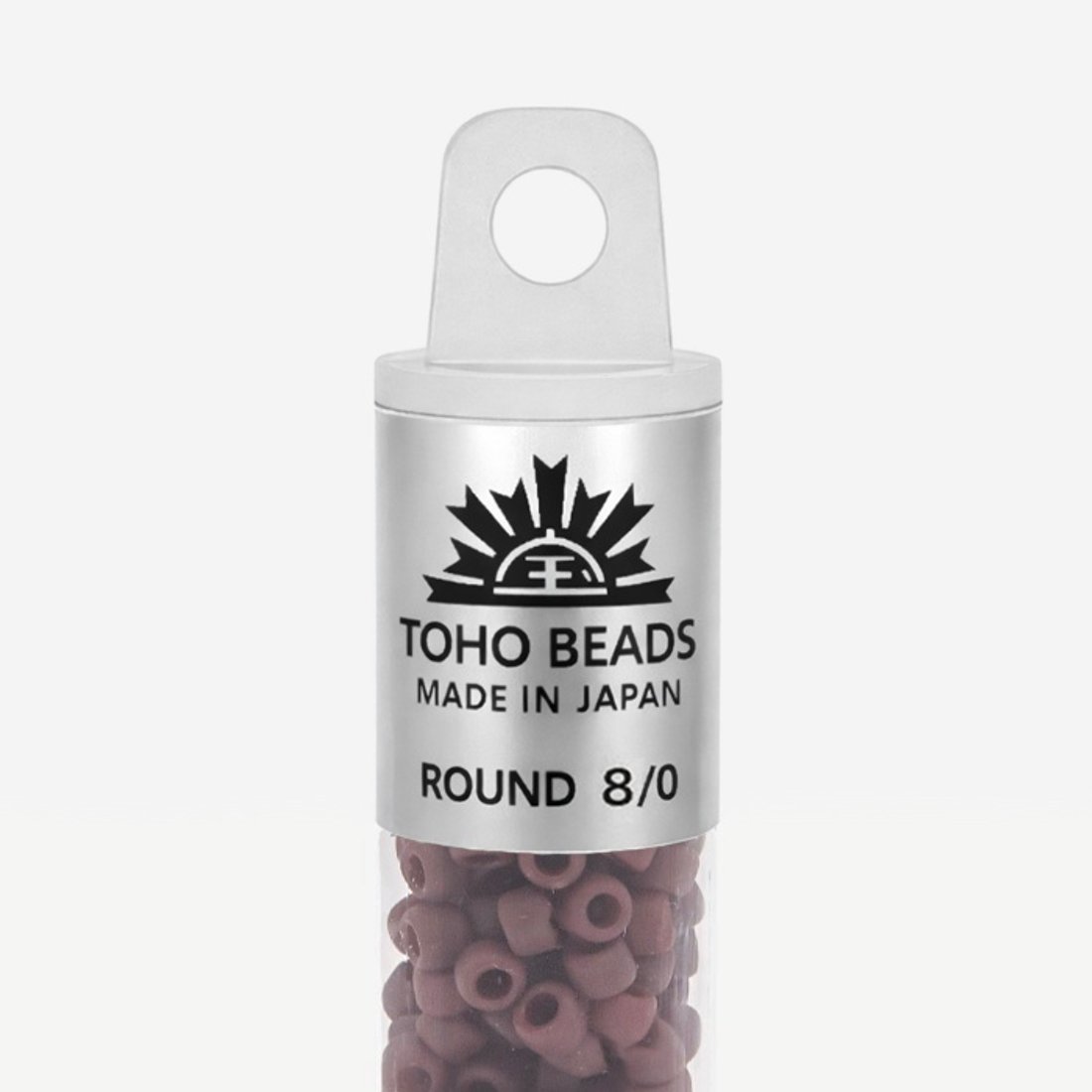 Японский бисер TOHO Round 8/0 (№46F), непрозрачный матовый