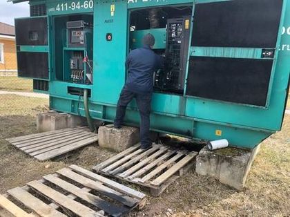 Проведено техобслуживание генератора