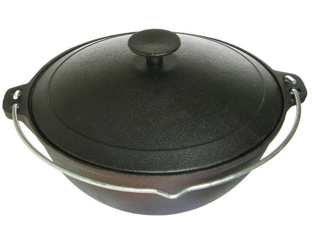 Казан 4л чугун с крышкой тм MYRON COOK