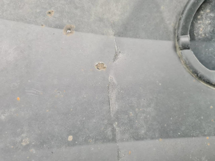 Юбка заднего бампера BMW X1 F48 (15-19) M-paket