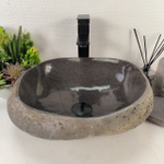 Раковина из речного камня RS-65192 40*36*15 0861