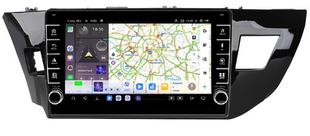 Магнитола для Toyota Corolla 2013-2016 - Carmedia OL-1603 (кнопки и крутилки) Android 13, TS20, 6+128Гб, CarPlay, 4G SIM-слот