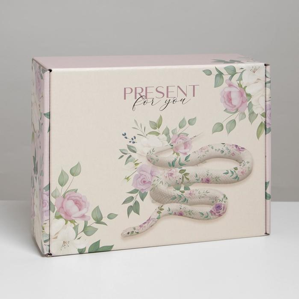 Коробка складная «Змея», 27 × 21 × 9 см