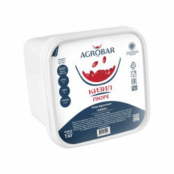 Пюре Agrobar Кизил Замороженное 1кг