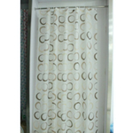 Штора для ванной комнаты полиэстер эконом 180*200 с кольцами Круги YQL-1285