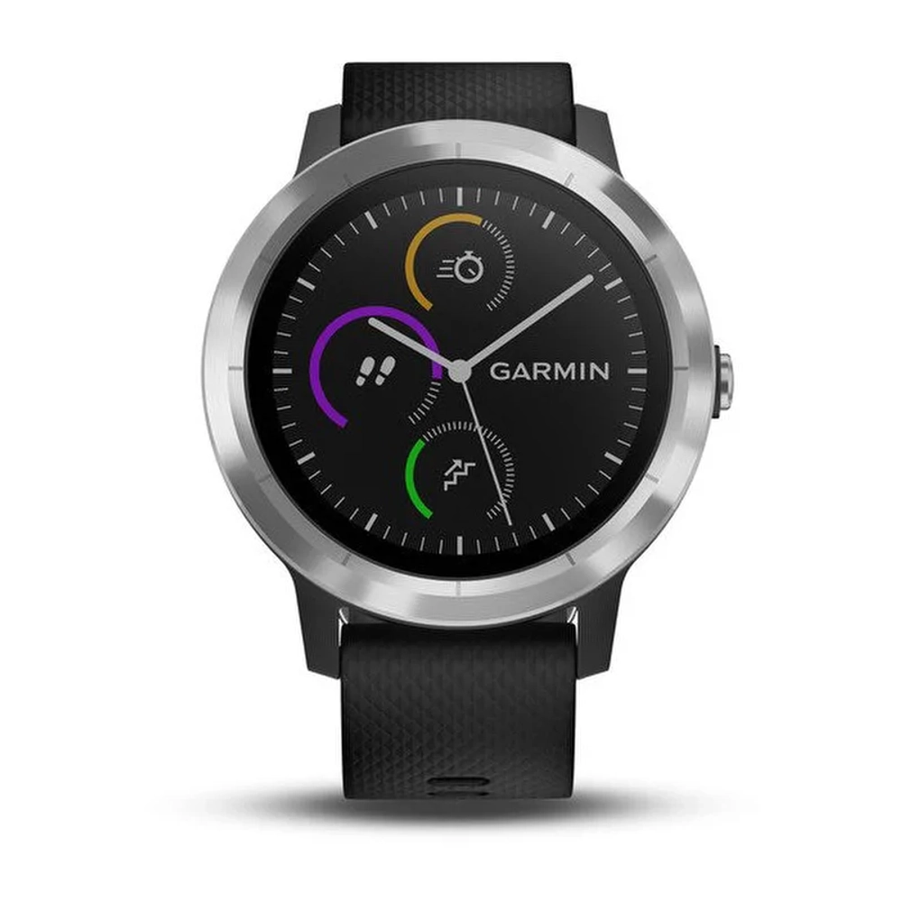 Часы для фитнеса Garmin vivoactive 3, серебристые, 010-01769-02