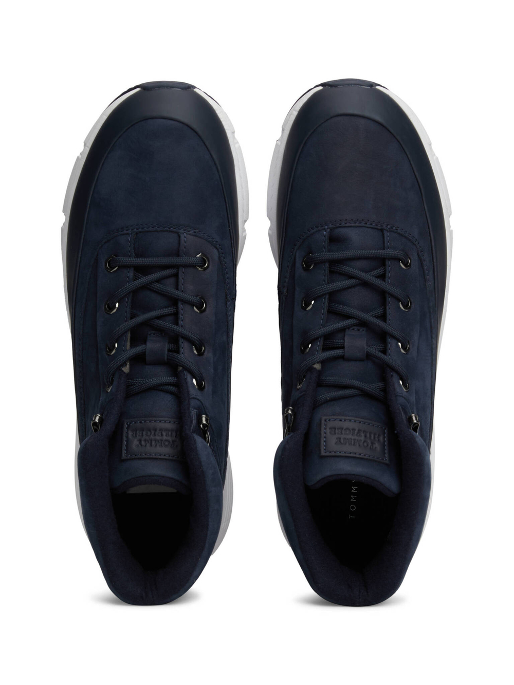 Кожаные кроссовки Tommy Hilfiger - темно-синий(FM0FM05189)