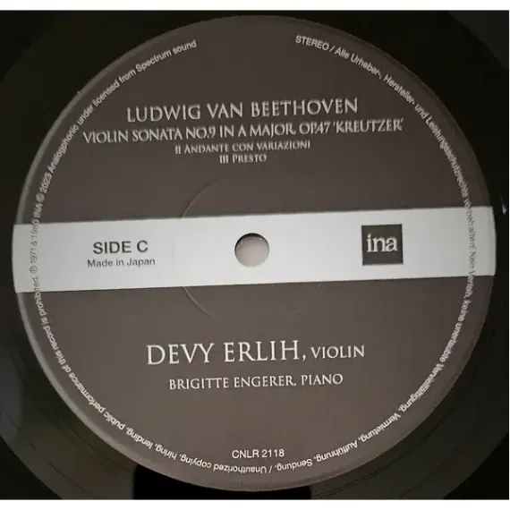 Devy Erlih - Violin Recitals 1971 & 1980 LP