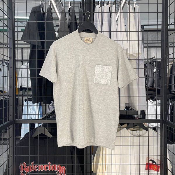 Футболка Hermes light grey