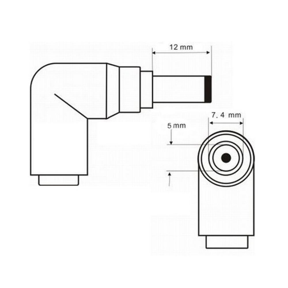 Блок питания для ноутбука HP 19.5V, 6.15A, 120W (7.4*5.0 с иглой)