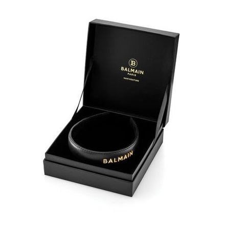Balmain Hair Couture Ободок кожаный черный Limited Edition Headband Large Лимитированная коллекция