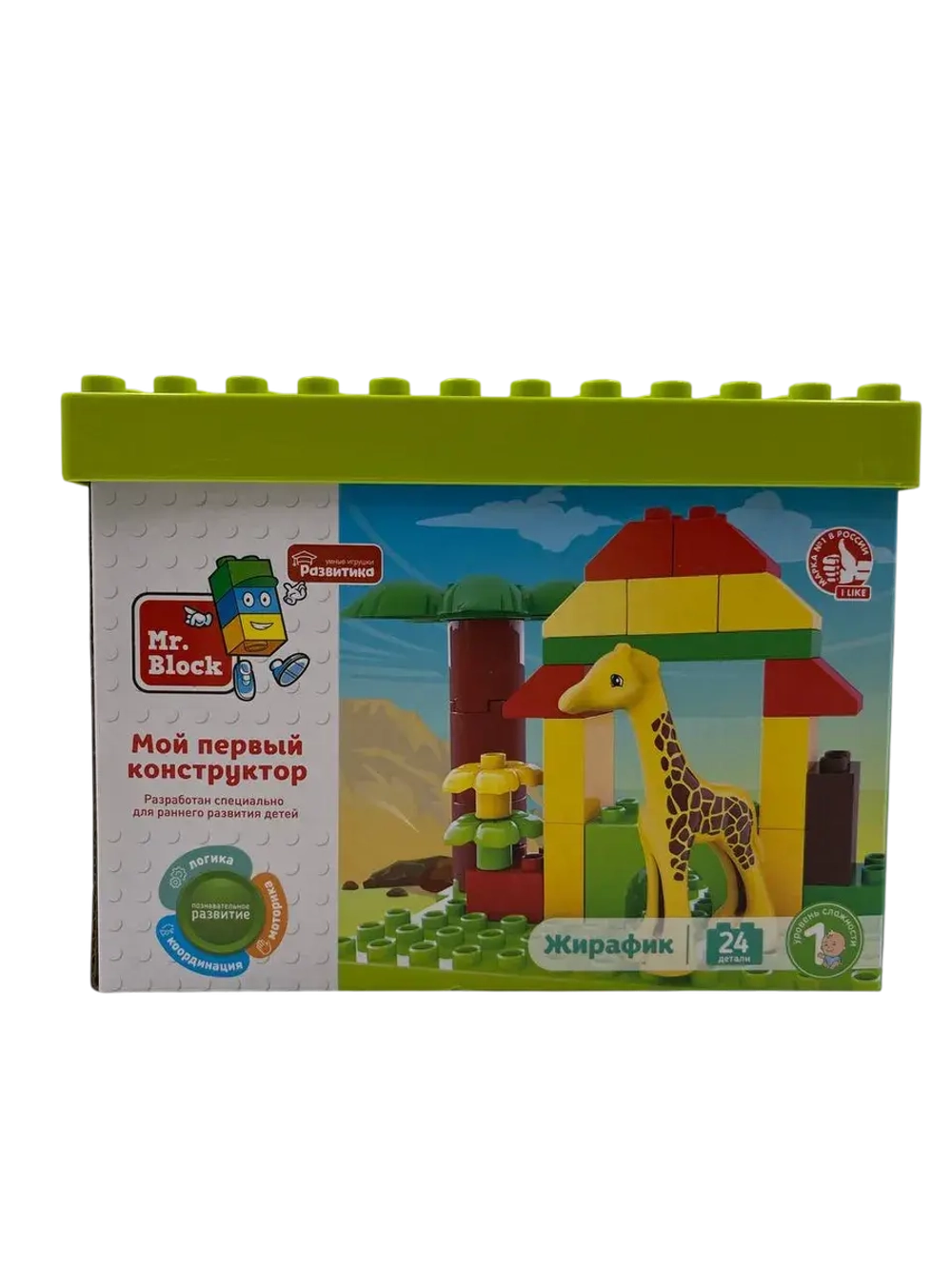 Развивающий Конструктор Mr.Block Жираф