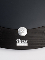 Зеркало дизайнерское в деревянной раме в прихожую. 56 см