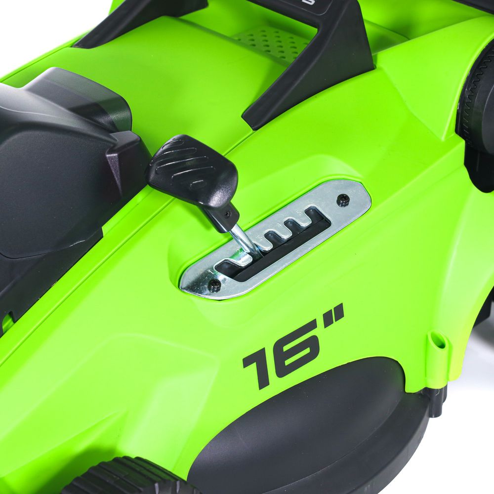 Аккумуляторная газонокосилка Greenworks GD40LM16X, 40v, 41 см, (2517907), без АКБ и ЗУ