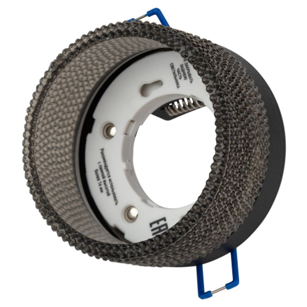 Светильник встраиваемый ЭРА DK97 BK/BK под лампу GX53 черный | Встраиваемые светильники Для ламп GX53