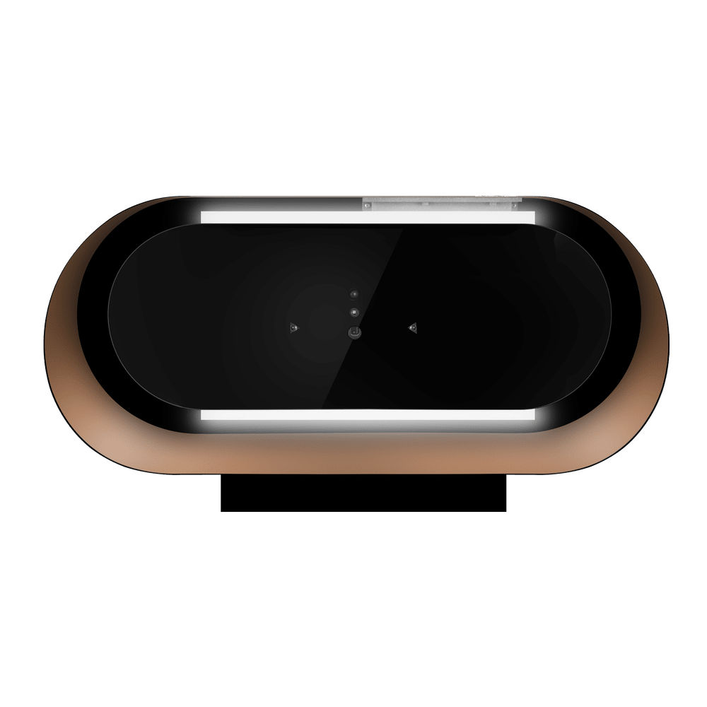 Кухонная вытяжка MAUNFELD GUNA 60 чёрный антрацит с золотом