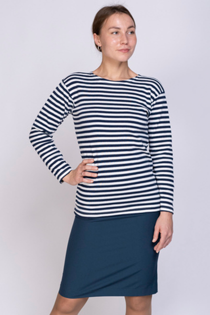 Тельняшка  сувенирная женская (темно-синие полосы)