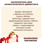 МАЛИНОВОЕ ПИРОЖНОЕ - Наполнитель для ароматического диффузора