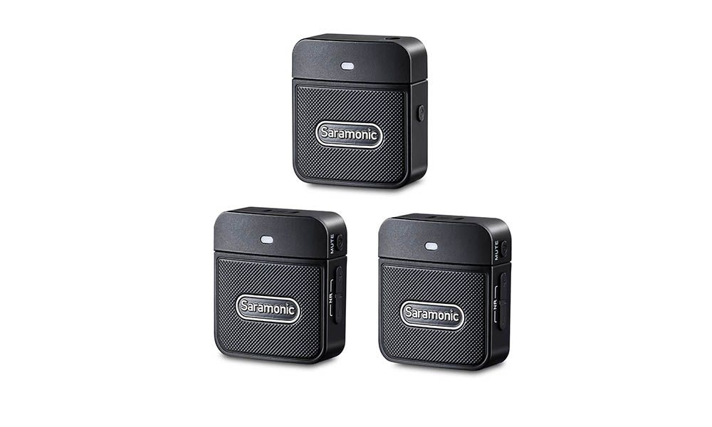 Saramonic Blink100 B2 (TX+TX+RX) Радиосистема 2,4 Ггц приемник + 2 передатчика, разъем 3,5 мм