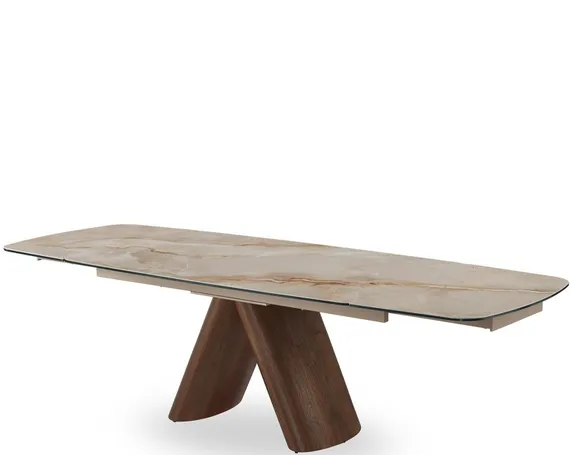 Раздвижной стол Lisbon, 180-270х90 см, глянцевая керамика Toscane