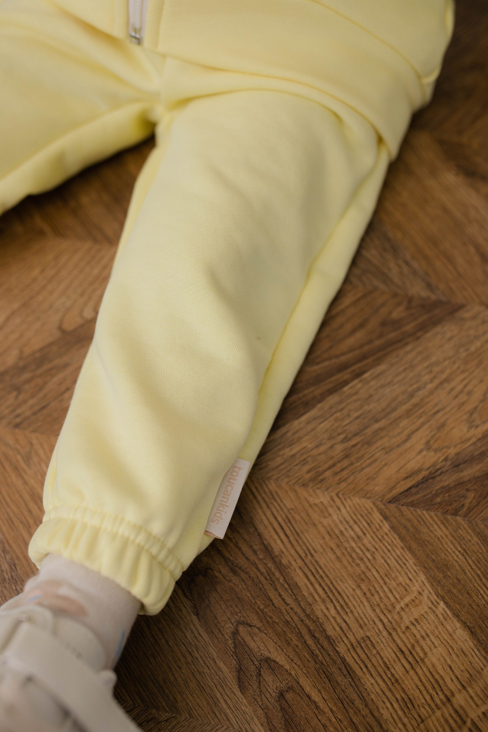 Костюм из футера петля (сливочное масло)