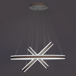 Citilux Дуэт CL719680 LED Люстра подвесная с пультом Белая