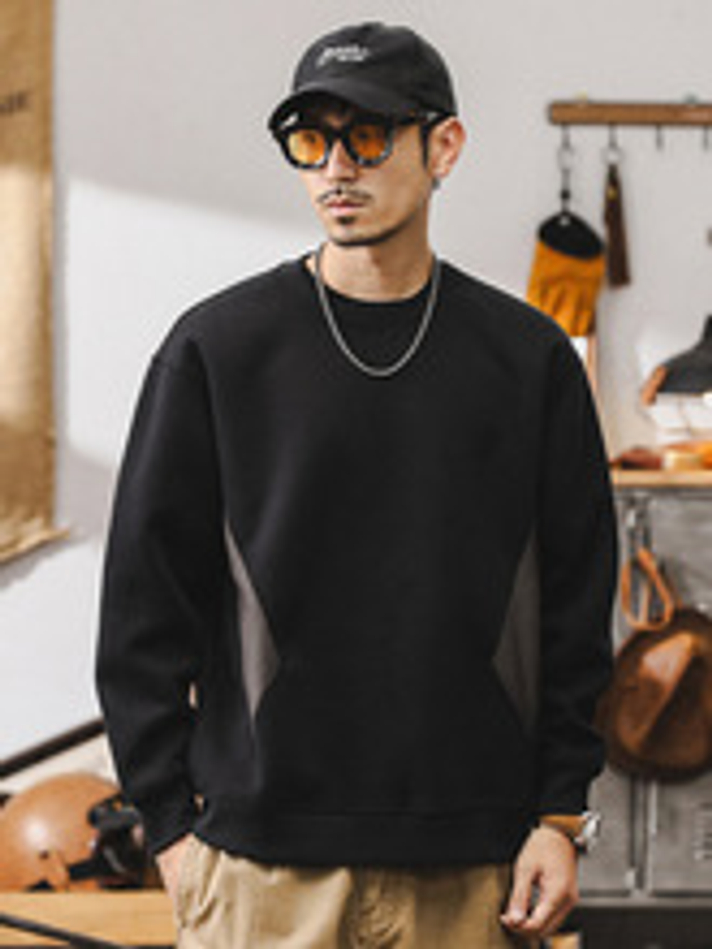 Толстовка с боковыми вставками, мужской осенний стиль от бренда Jerrueno